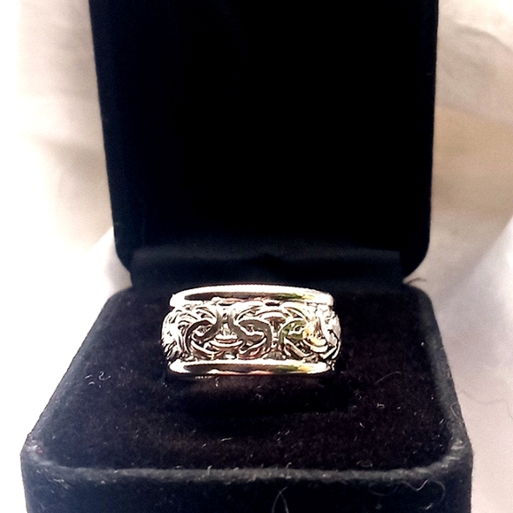 ❗️SOLD❗️14k White Gold Unisex Ring - Picture 2 of 13